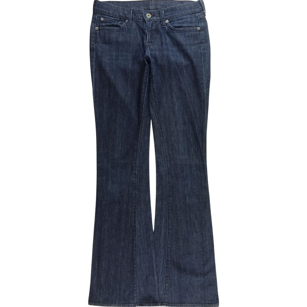 Lucky Brand Zoe Flare Jeans Women 4 /27 Long Tall A633, 34 inch inseam.